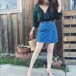 ✨vintage✨90s denim skirt